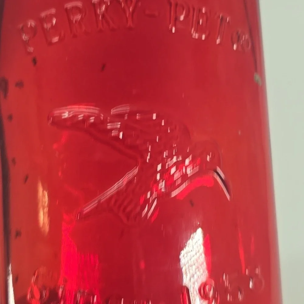 Perky Pet Hummingbird Feeder Nectar Garden‎ Antique Decorative Glass 16oz Red